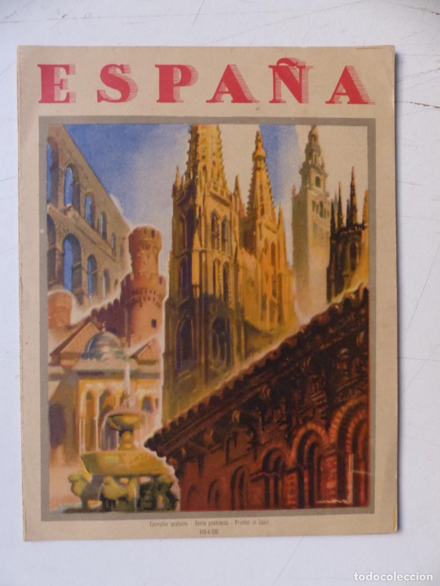 Travel Brochures: ESPA&Ntilde;A - A&Ntilde;OS 1940-1950 - DESPLEGABLE PUBLICIDAD