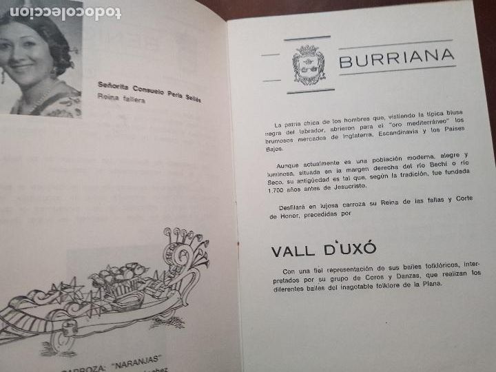Folletos de turismo: VALENCIA FALLAS,CABALGATA DEL REINO 1972 - Foto 3