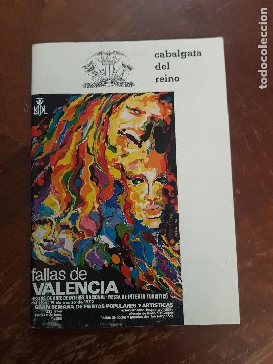 Travel Brochures: VALENCIA FALLAS,CABALGATA DEL REINO 1972