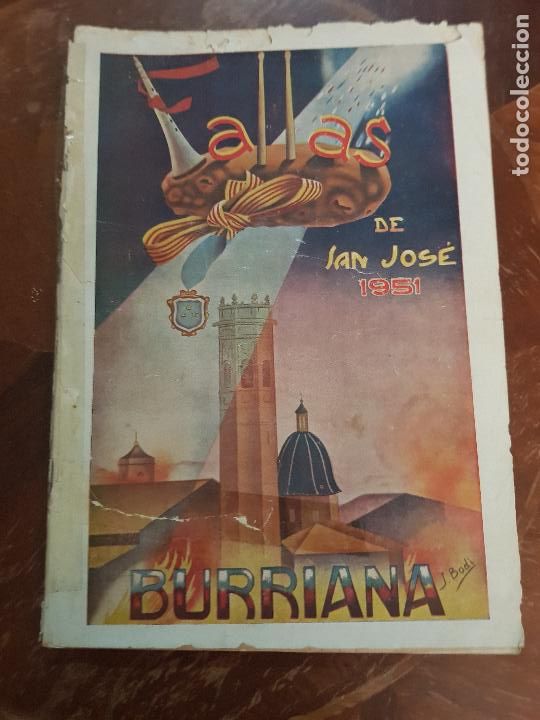 Brochures de tourisme: CASTELLON DE LA PLANA ,FALLAS DE SAN JOSE BURRIANA 1951