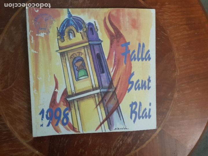 Brochures de tourisme: CASTELLON DE LA PLANA,FALLAS DE SAN JOSE BURRIANA 1998 FALLA SANT BLAI