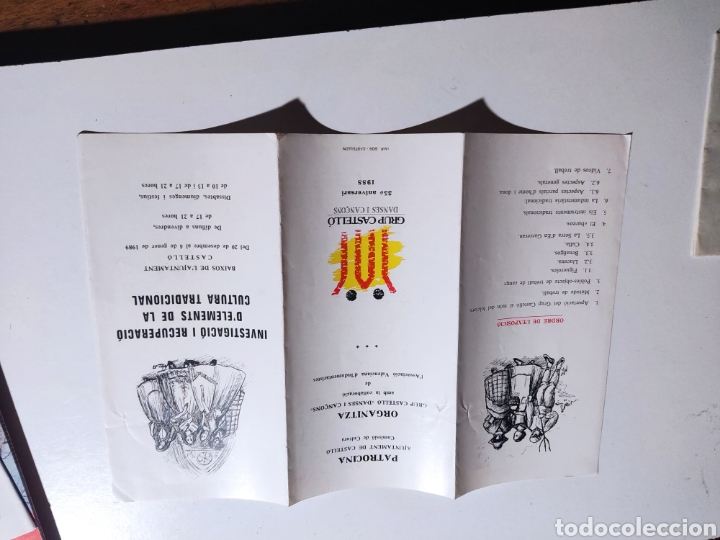 Folletos de turismo: Programa grup Castell&oacute; danses y cansons 1988 - Foto 4