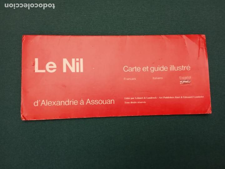 Travel Brochures: Le Nil - carte et guide illustre