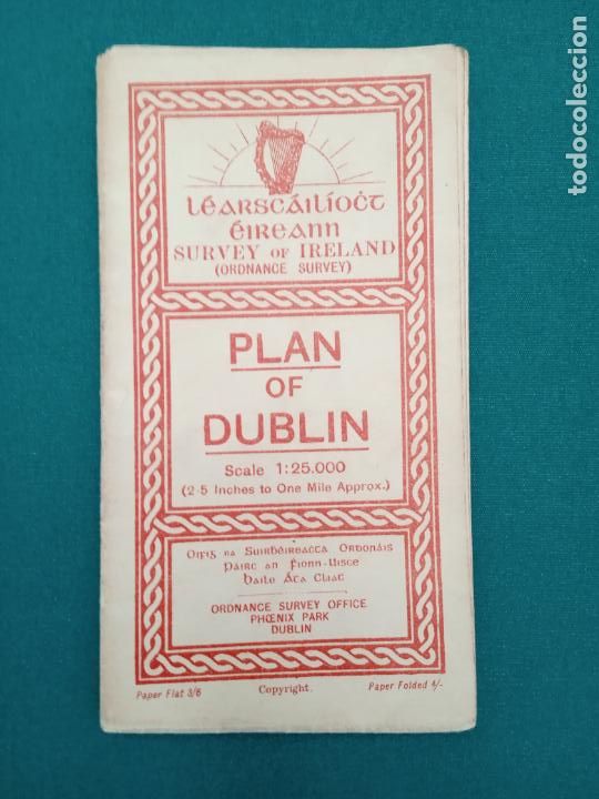 Travel Brochures: DUBLIN - PLAN OF DUBLIN - GRAN DESPLEGABLE