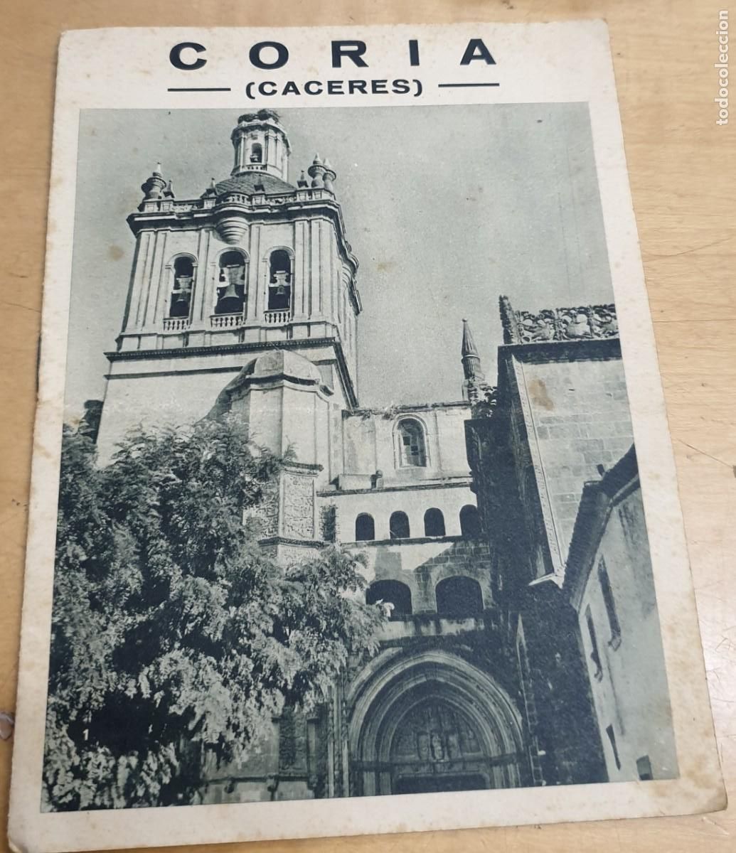 Tourismusbrosch&uuml;ren: FOLLETO TURISMO CORIA C&Aacute;CERES 8 P&Aacute;GINAS 16,5X12 CM.