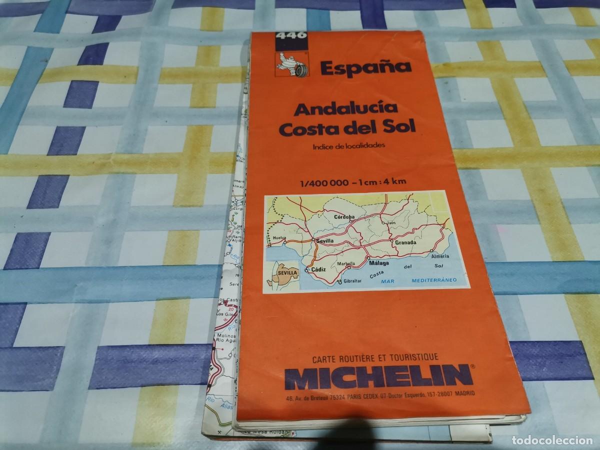 Travel Brochures: ANDALUCIA COSTA DEL SOL - MAPA DE CARRETERAS Y TUR&Iacute;STICO MICHELIN 446