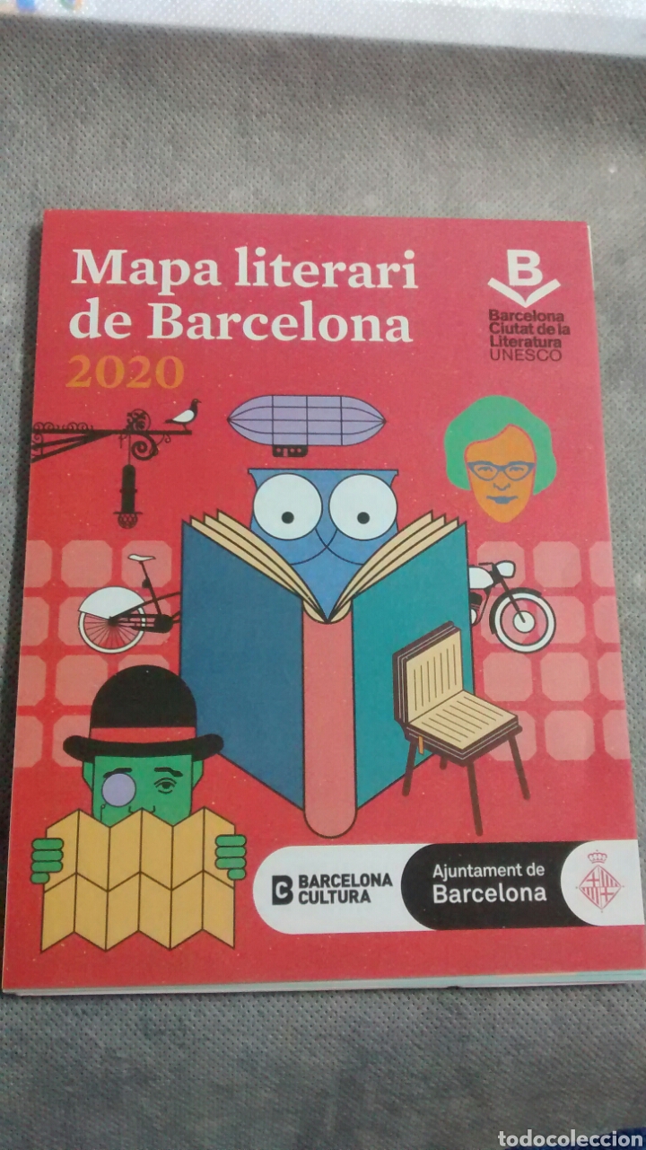 Tourismusbrosch&uuml;ren: MAPA LITERARI DE BARCELONA. BARCELONA CULTURA. AJUNTAMENT DE BARCELONA