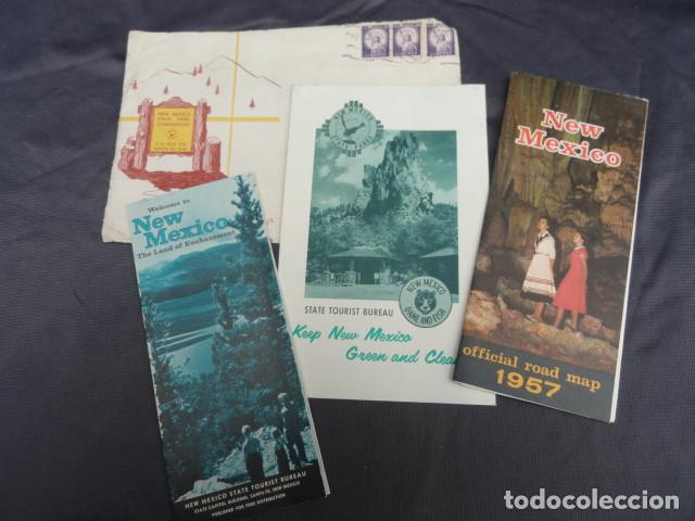 Tourismusbrosch&uuml;ren: FOLLETOS TR&Iacute;PTICOS PUBLICIDAD TUR&Iacute;STICA - NEW MEXICO - EEUU. A&Ntilde;O 1957