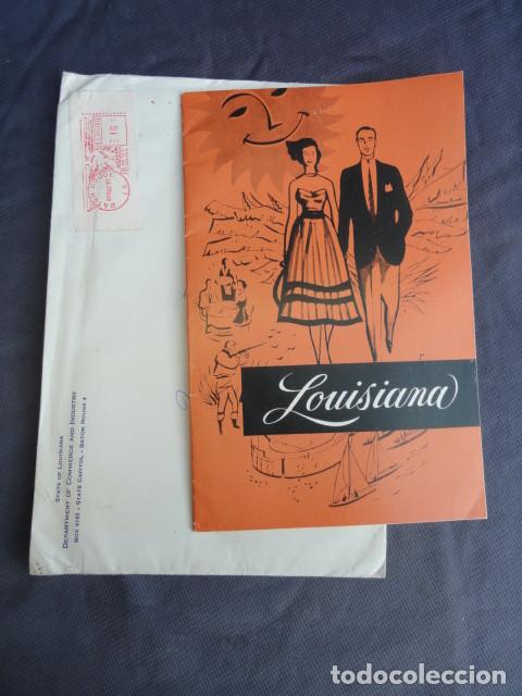 Tourismusbrosch&uuml;ren: FOLLETOS TR&Iacute;PTICOS PUBLICIDAD TUR&Iacute;STICA - LOUISIANA - EEUU. A&Ntilde;O 1957