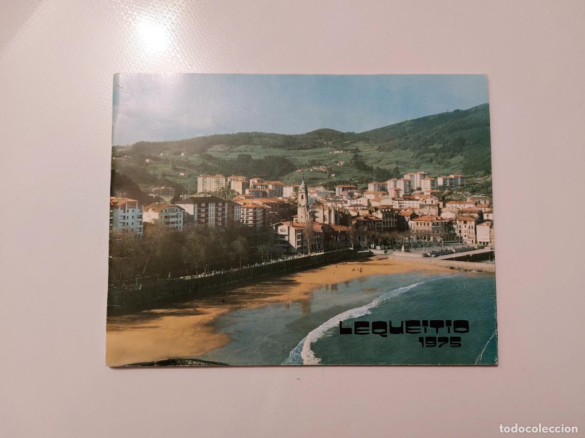 Tourismusbrosch&uuml;ren: Programa de fiestas Lequeitio 1975 catalogo folleto festejos Lekeitio Vizcaya