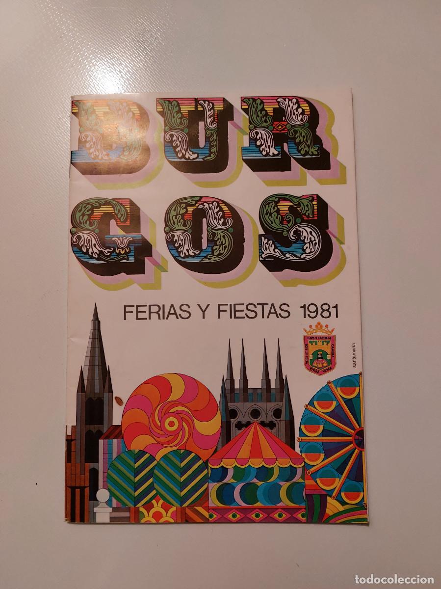 Tourismusbrosch&uuml;ren: Programa de fiestas y ferias Burgos 1981