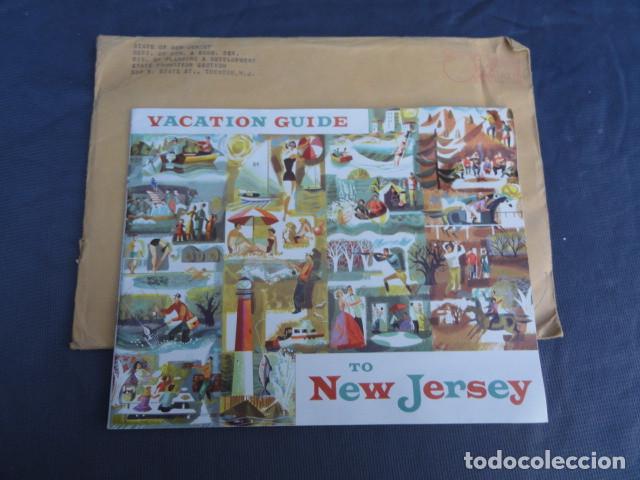 Tourismusbrosch&uuml;ren: FOLLETOS TR&Iacute;PTICOS PUBLICIDAD TUR&Iacute;STICA - NEW JERSEY - EEUU. A&Ntilde;O 1957