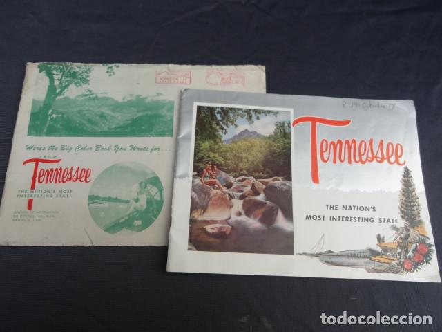 Tourismusbrosch&uuml;ren: FOLLETOS TR&Iacute;PTICOS PUBLICIDAD TUR&Iacute;STICA - TENESSE - EEUU. A&Ntilde;O 1957