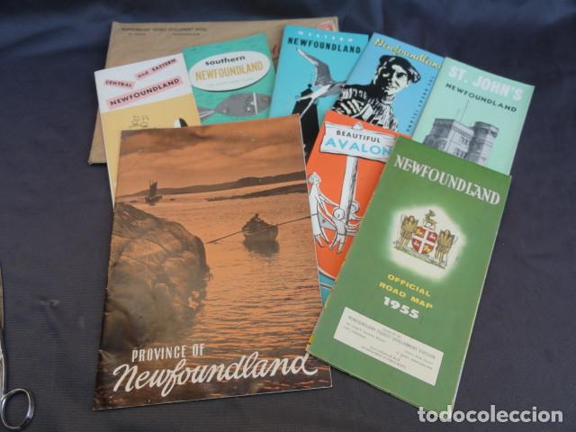 Tourismusbrosch&uuml;ren: FOLLETOS TR&Iacute;PTICOS PUBLICIDAD TUR&Iacute;STICA - NEWFOUNDLAND - CANADA. TERRANOVA Y LABRADOR. A&Ntilde;O 1957