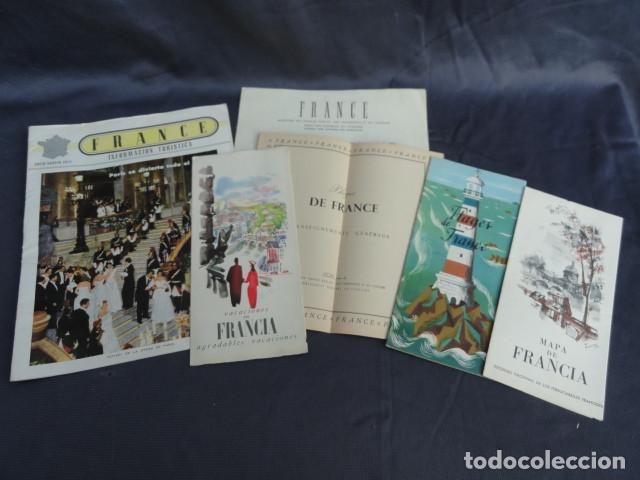 Tourismusbrosch&uuml;ren: FOLLETOS TR&Iacute;PTICOS PUBLICIDAD TUR&Iacute;STICA - FRANCIA -. A&Ntilde;O 1957
