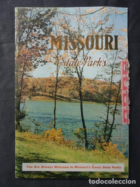 Tourismusbrosch&uuml;ren: FOLLETOS TR&Iacute;PTICOS PUBLICIDAD TUR&Iacute;STICA - MISSOURI - EEUU. A&Ntilde;O 1957