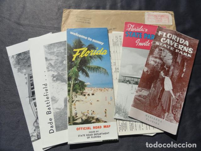 Tourismusbrosch&uuml;ren: FOLLETOS TR&Iacute;PTICOS PUBLICIDAD TUR&Iacute;STICA - FLORIDA - EEUU. A&Ntilde;O 1957