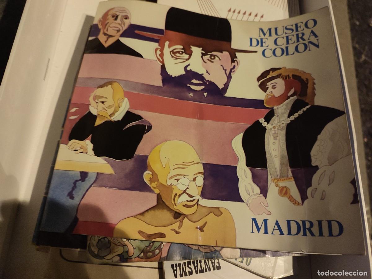 Folhetos de turismo: Libro Folleto Guia del Museo de Cera Colon ..en Madrid..1981..