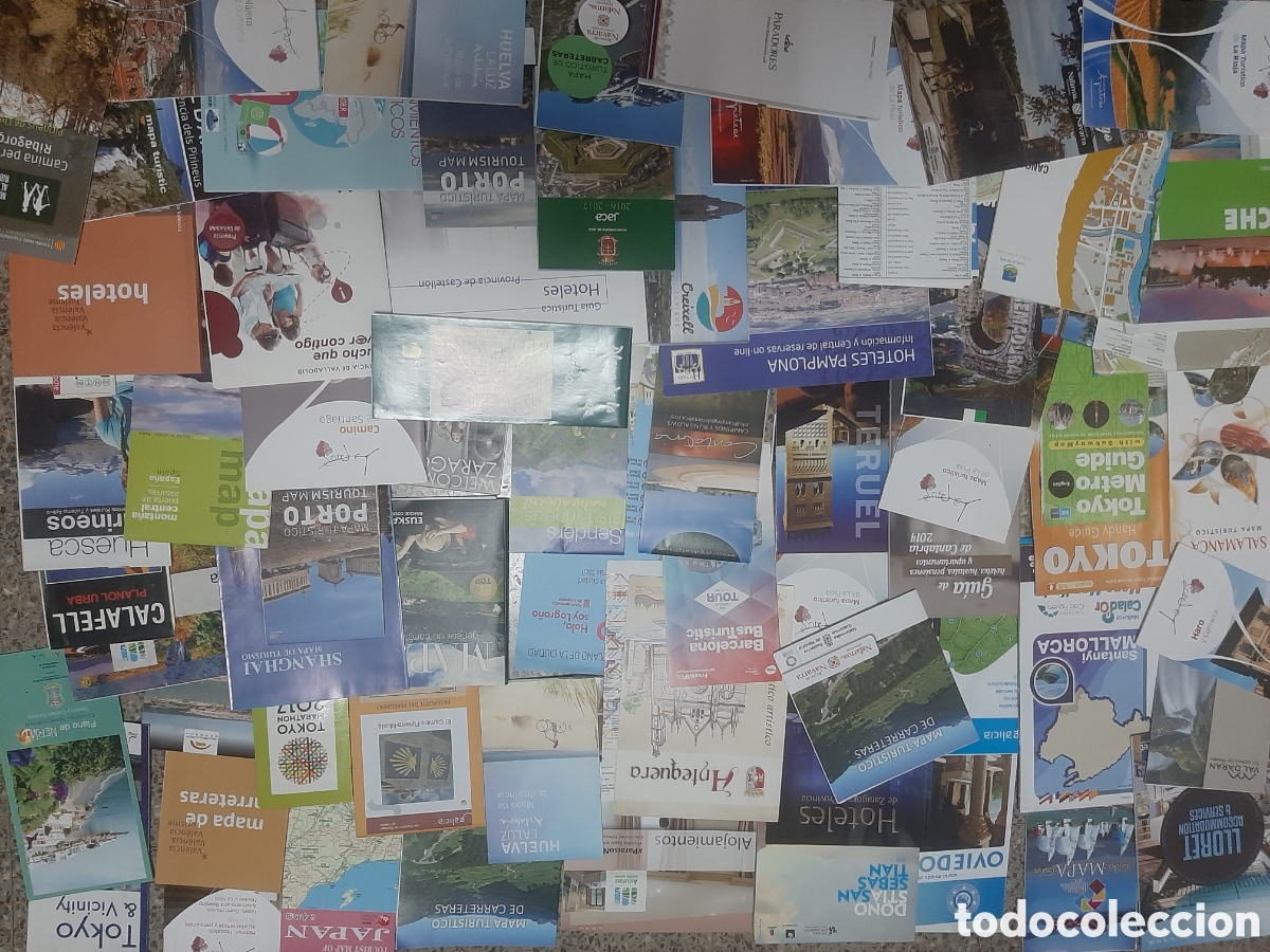 Brochures de tourisme: Lote de folletos y mapas turisticos
