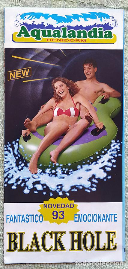 Tourismusbrosch&uuml;ren: Folleto publicitario AQUALANDIA - Benidorm 1.993