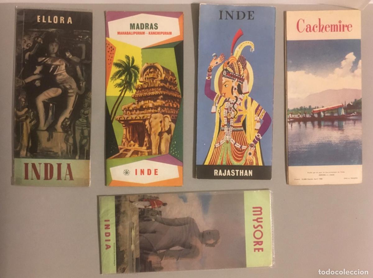Folhetos de turismo: INDIA. FOLLETOS TURISTICOS. MAPAS. TURISMO.