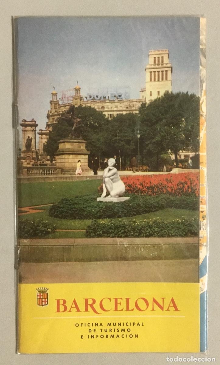 Folhetos de turismo: BARCELONA. FOLLETO GU&Iacute;A. TURISMO.