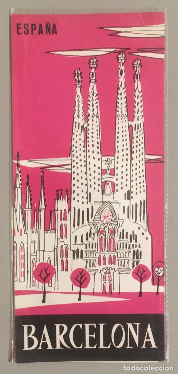 Folhetos de turismo: BARCELONA. FOLLETO GU&Iacute;A. TURISMO.