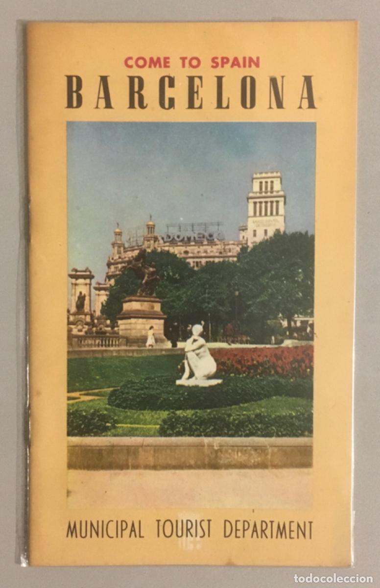 Travel Brochures: BARCELONA. COME TO SPAIN. GU&Iacute;A. TURISMO.