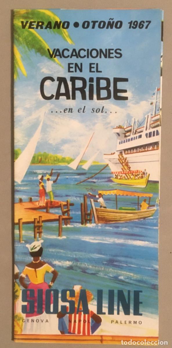 Travel Brochures: VACACIONES EN EL CARIBE. SIOSA LINE. FOLLETO GU&Iacute;A. TURISMO.