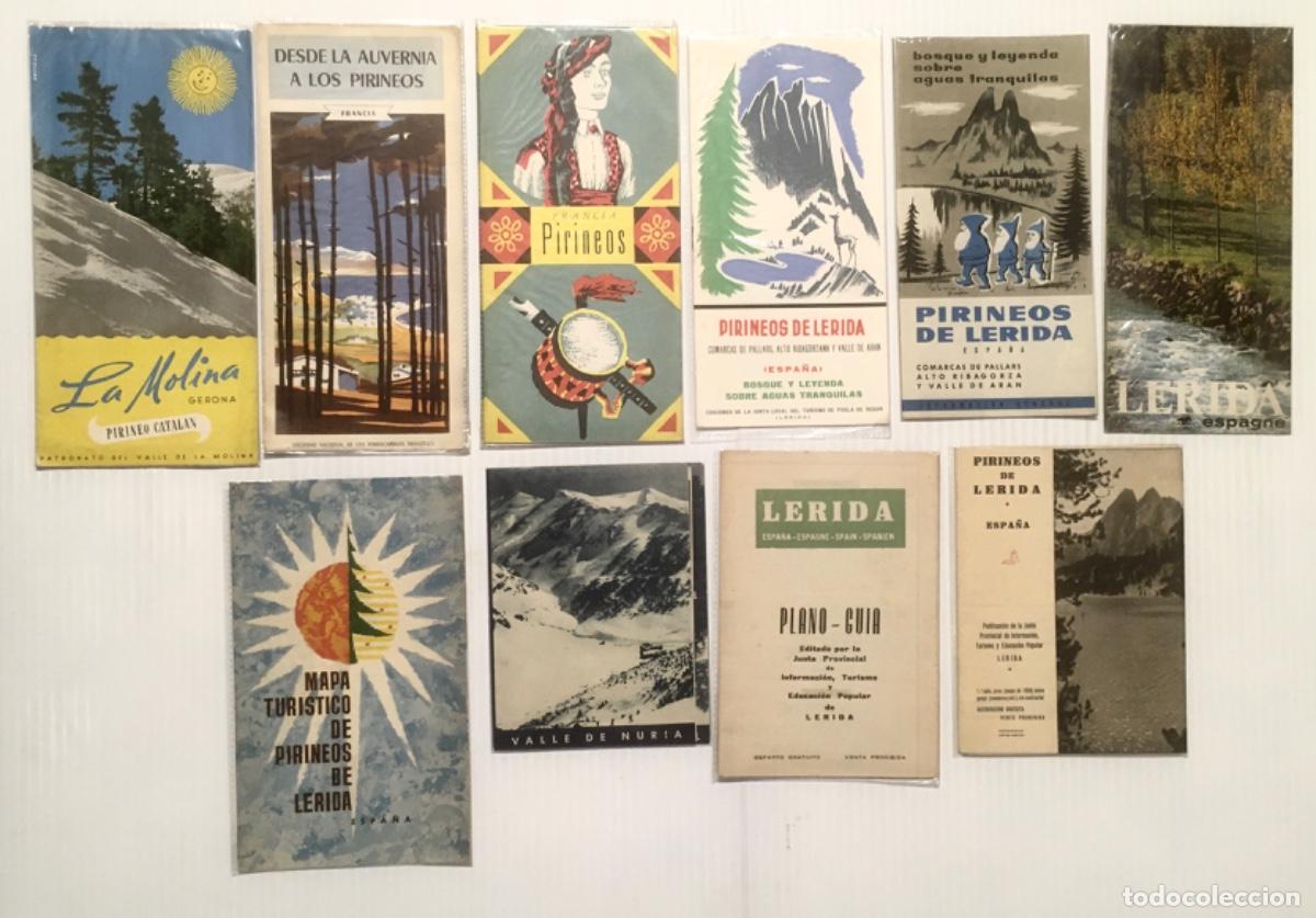 Travel Brochures: LOS PIRINEOS. FOLLETOS, PLANOS, GUIAS TURISMO.