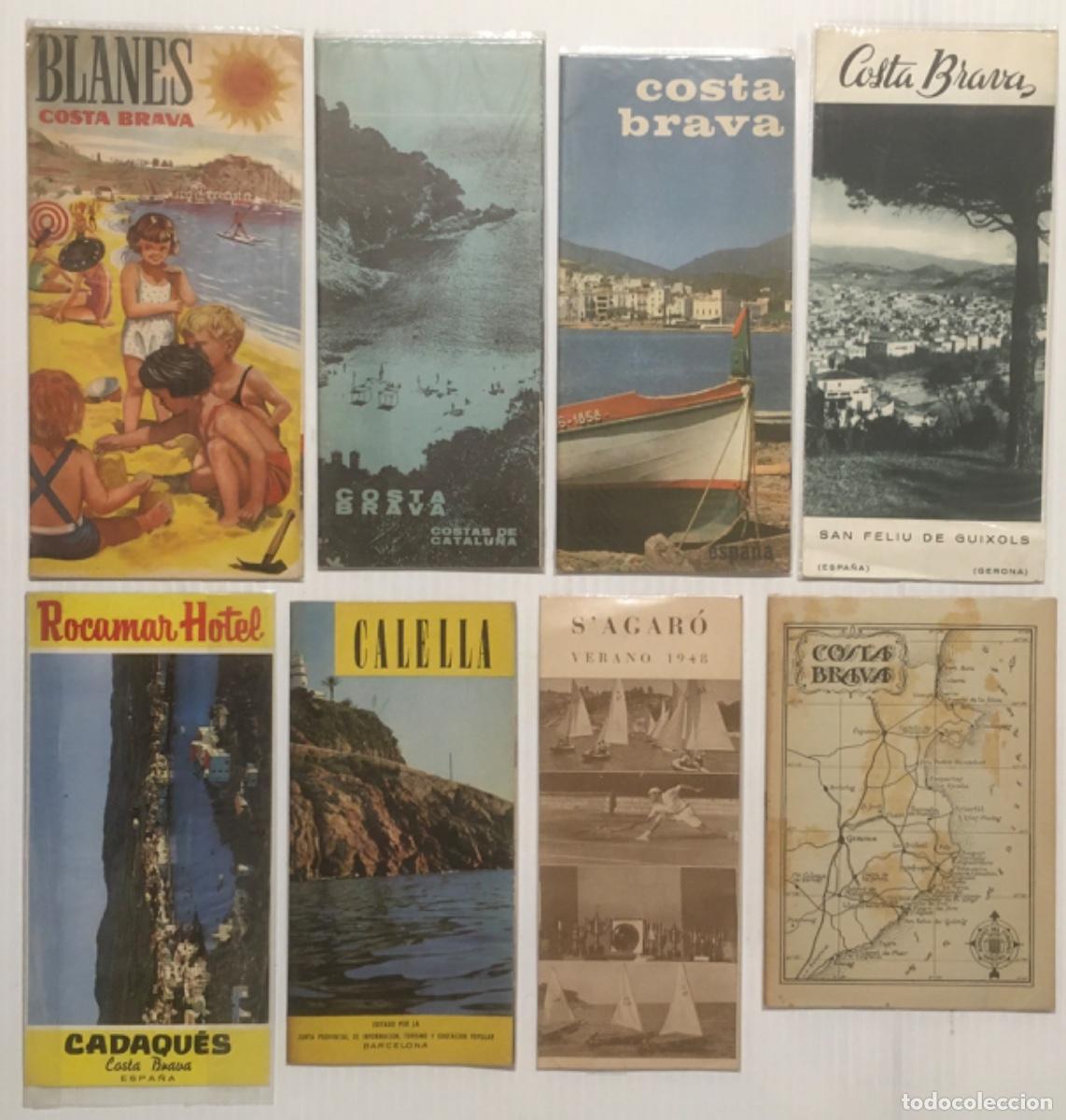 Travel Brochures: LA COSTA BRAVA. FOLLETOS, PLANOS, GUIAS TURISMO.