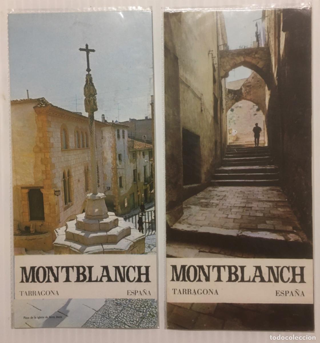 Travel Brochures: MONTBLANCH. FOLLETOS, PLANOS, GUIAS TURISMO.