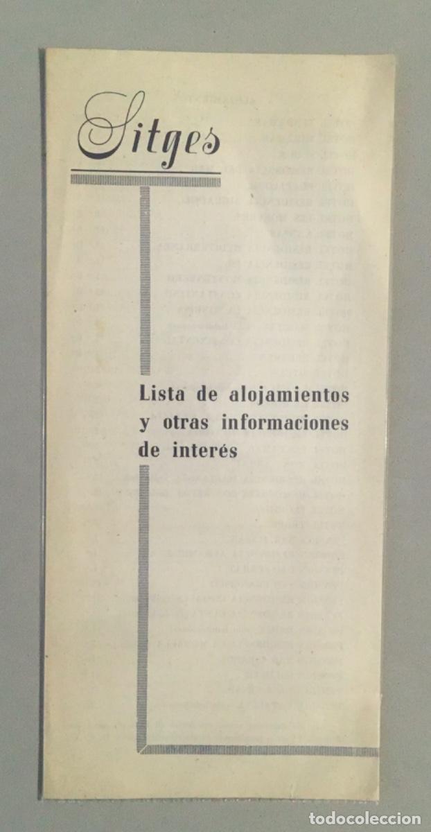 Travel Brochures: SITGES. FOLLETO. PUBLICIDAD. GUIA TURISMO.