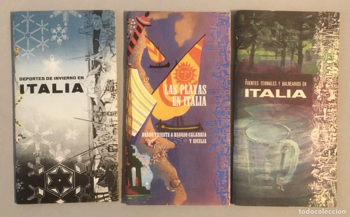 Travel Brochures: ITALIA. FOLLETOS. PUBLICIDAD. GUIAS TURISMO.