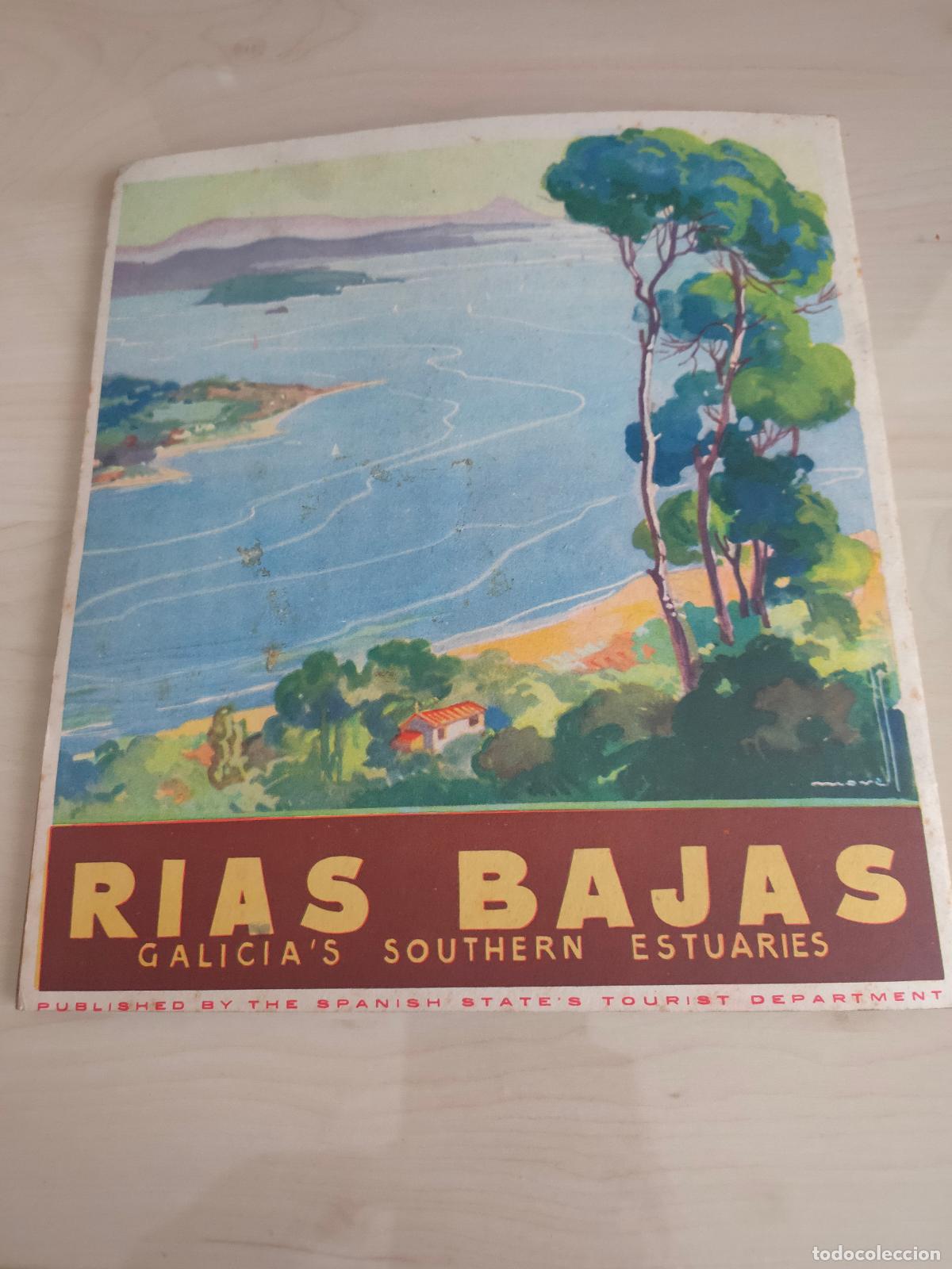 Travel Brochures: Folleto de las Rias Bajas a&ntilde;os 30.Completo, 20 p&aacute;ginas con 46 fotos