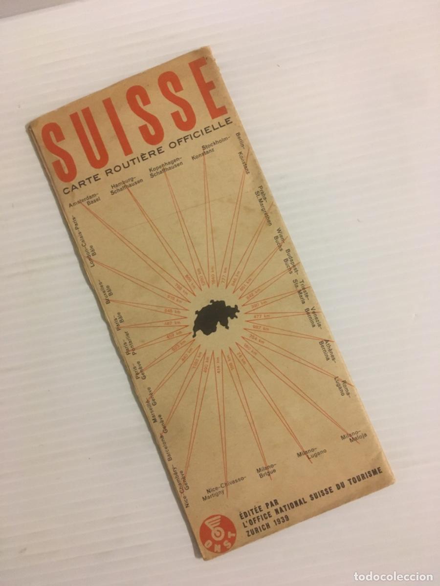 Folhetos de turismo: SUIZA. SUISSE. GU&Iacute;A DE RUTAS. PUBLICIDAD. GU&Iacute;A. TURISMO.