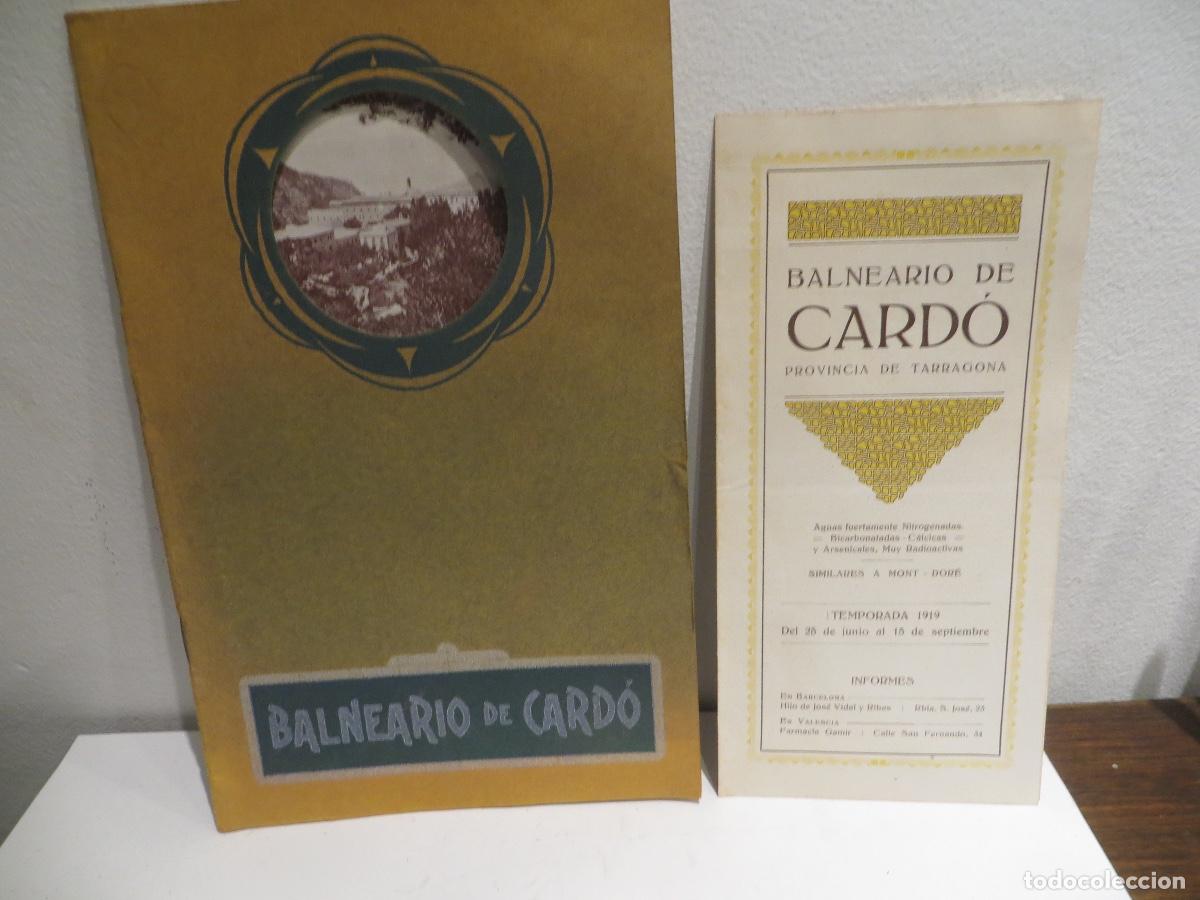 Tourismusbrosch&uuml;ren: FOLLETO ESTABLECIMIENTO BALNEARIO DE CARDO EN EL DISTRITO DE TORTOSA 1919, PROV. DE TARRAGONA