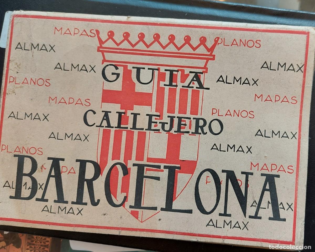 Travel Brochures: Gu&iacute;a callejero de Barcelona 1956