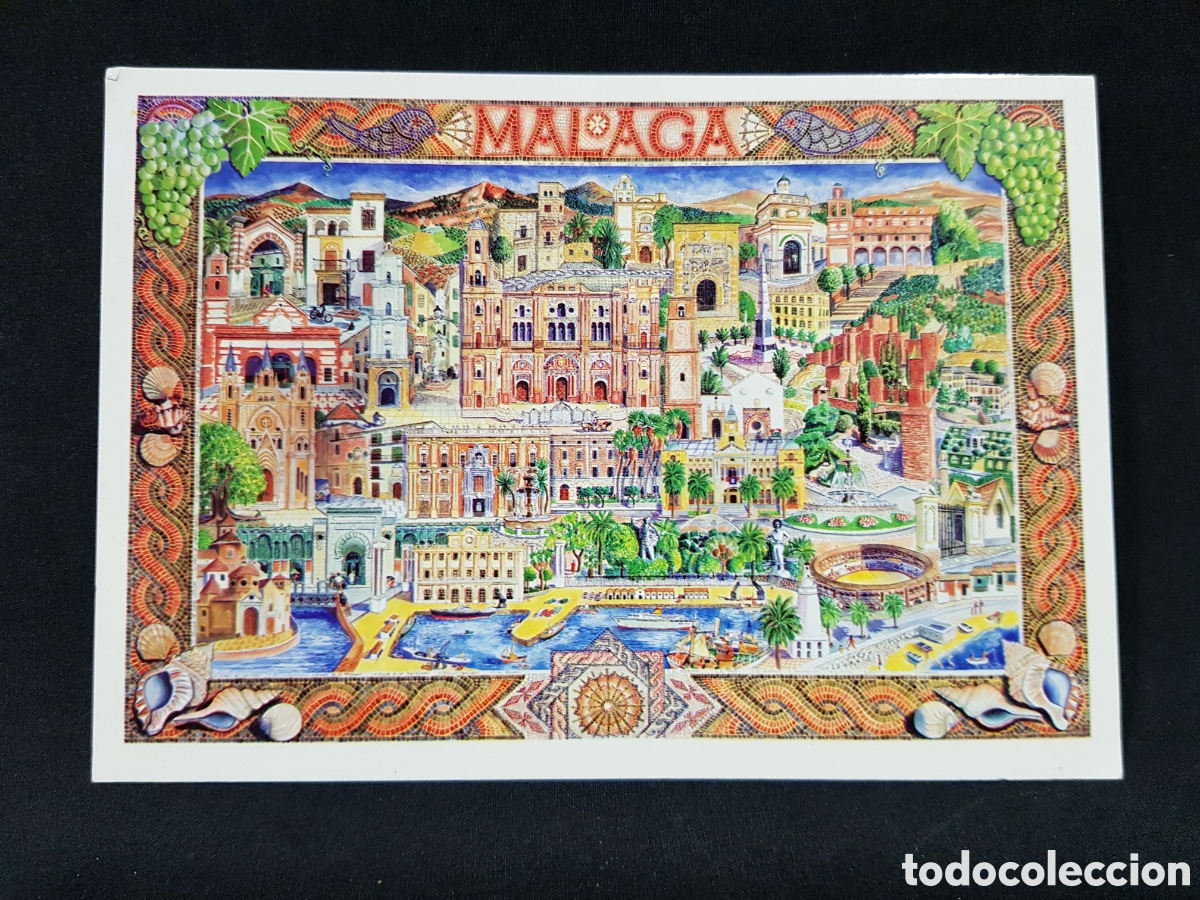 Tourismusbrosch&uuml;ren: Postal M&aacute;laga. Dep&oacute;sito Legal GR-137/93