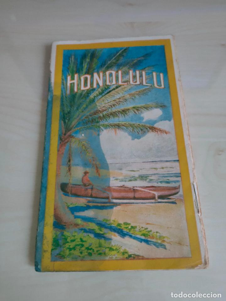 Folhetos de turismo: Brochure Honolulu, T.H (Hawai). The Alexander Young Moana. 1900/10.