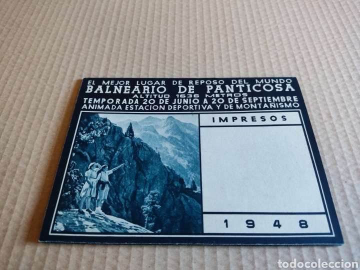 Brochures de tourisme: Balneario de Panticosa temporada 1948