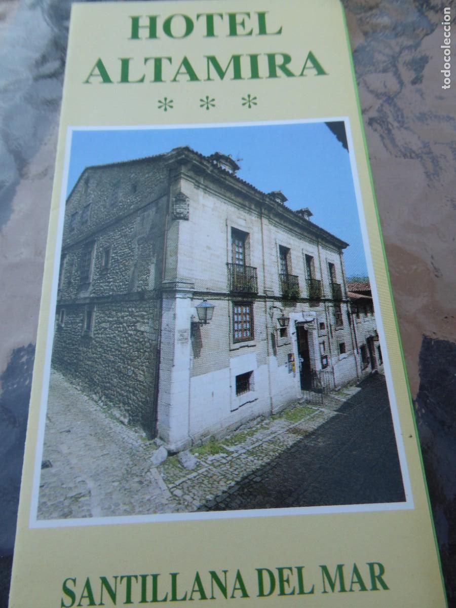 Brochures de tourisme: HOTEL ALTAMIRA. Santillana del mar. (en franc&eacute;s)