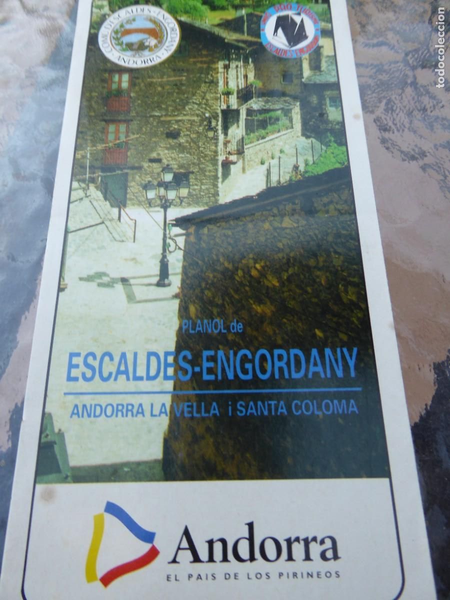 Brochures de tourisme: Plano de ESCALDES-ENGORDANY. Andorra la Vella i Santa Coloma.