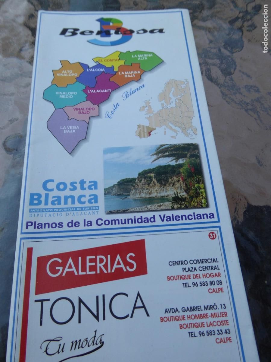 Brochures de tourisme: BENISSA. PLANO Y CALLEJERO...