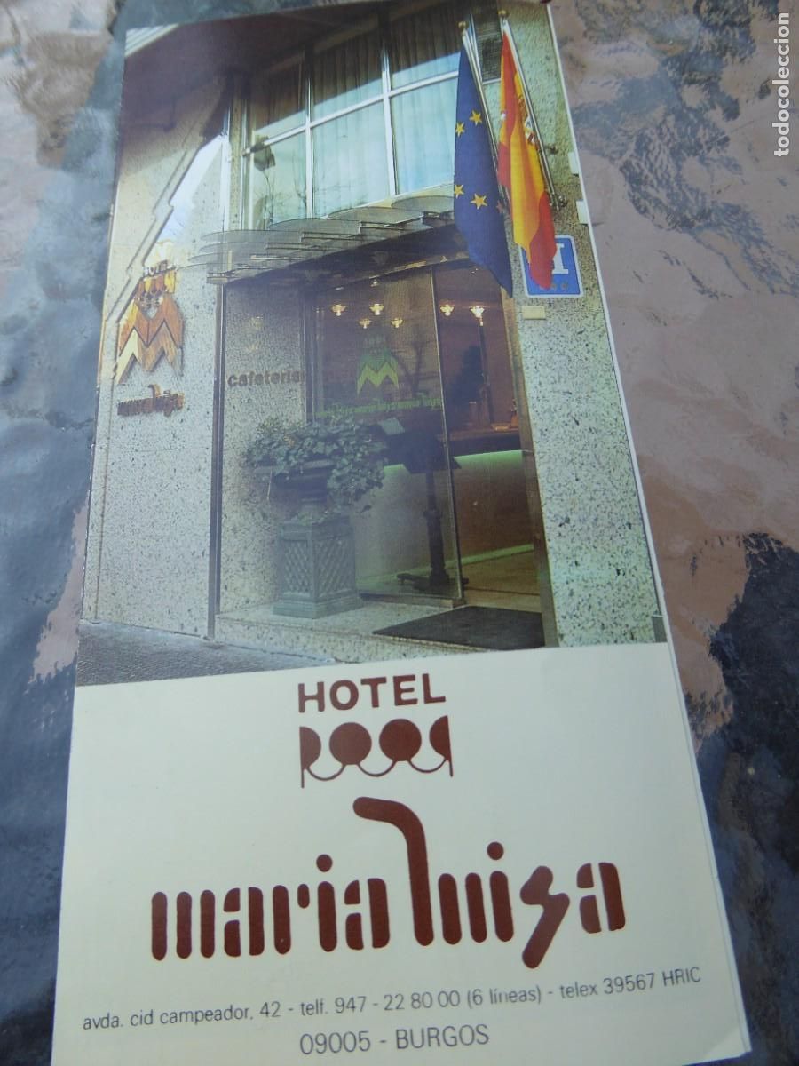 Brochures de tourisme: HOTEL MARIA LUISA. BURGOS.