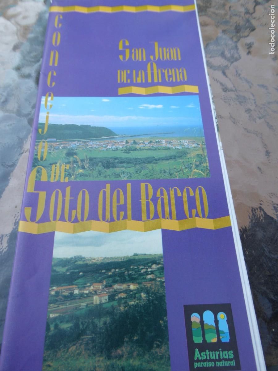 Brochures de tourisme: CONCEJO DE SOTO DEL BARCO. SAN JUAN DE LA ARENA. ASTURIAS.
