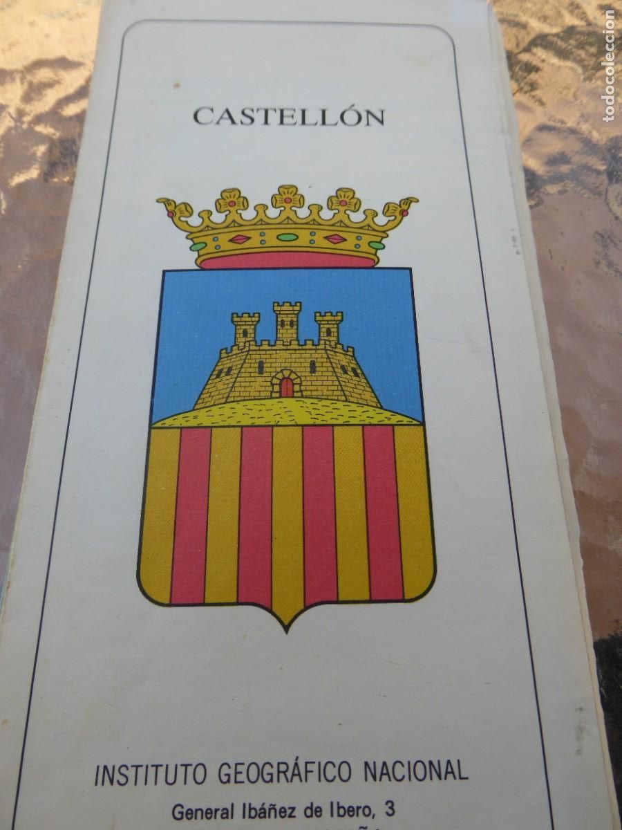 Brochures de tourisme: CASTELL&Oacute;N. MAPA PROVINCIAL 1:200.000. MOPU.