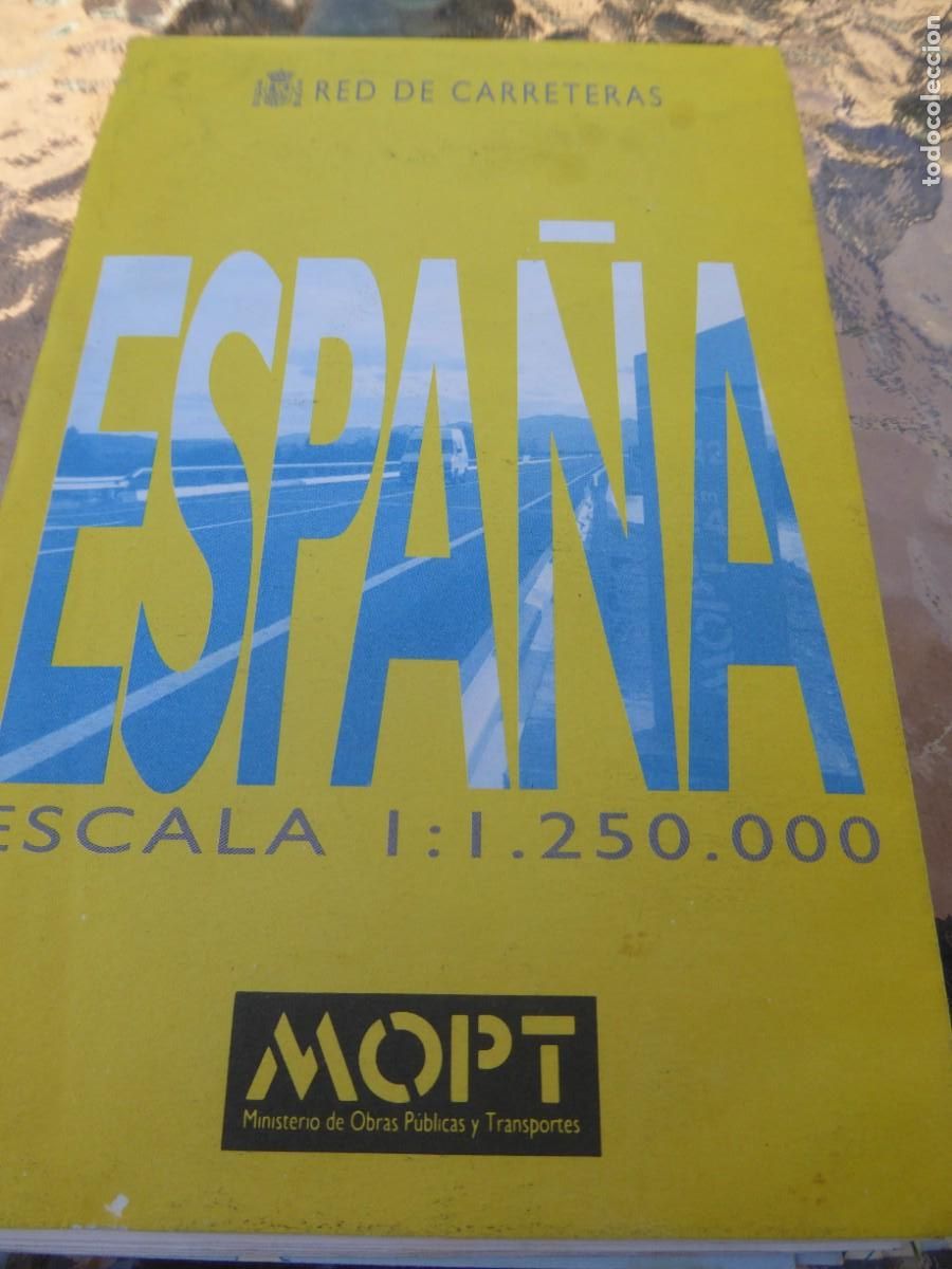 Brochures de tourisme: ESPA&Ntilde;A. RED DE CARRETERAS. 1:1.250.000
