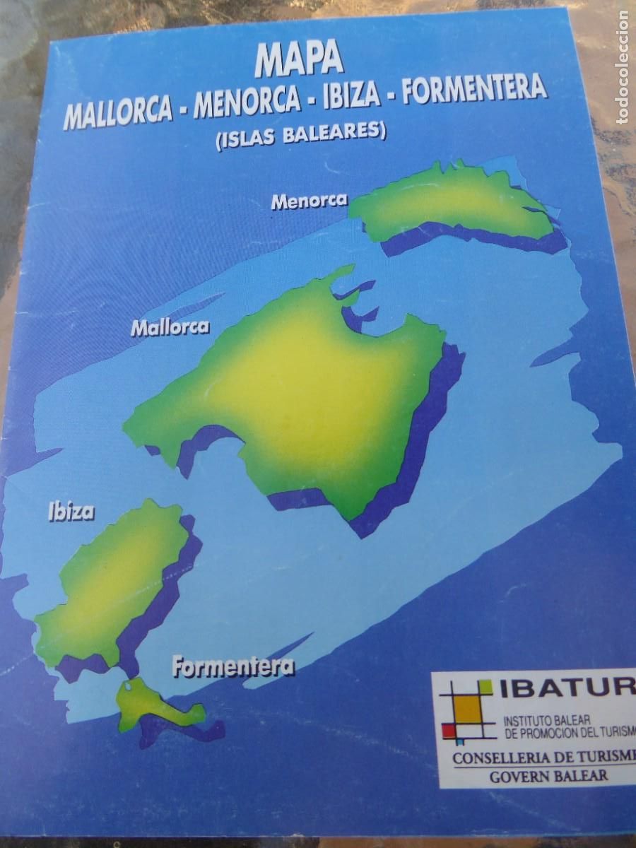 Brochures de tourisme: MAPA BALEARES (Mallorca, Menorca, Ibiza, Formentera)