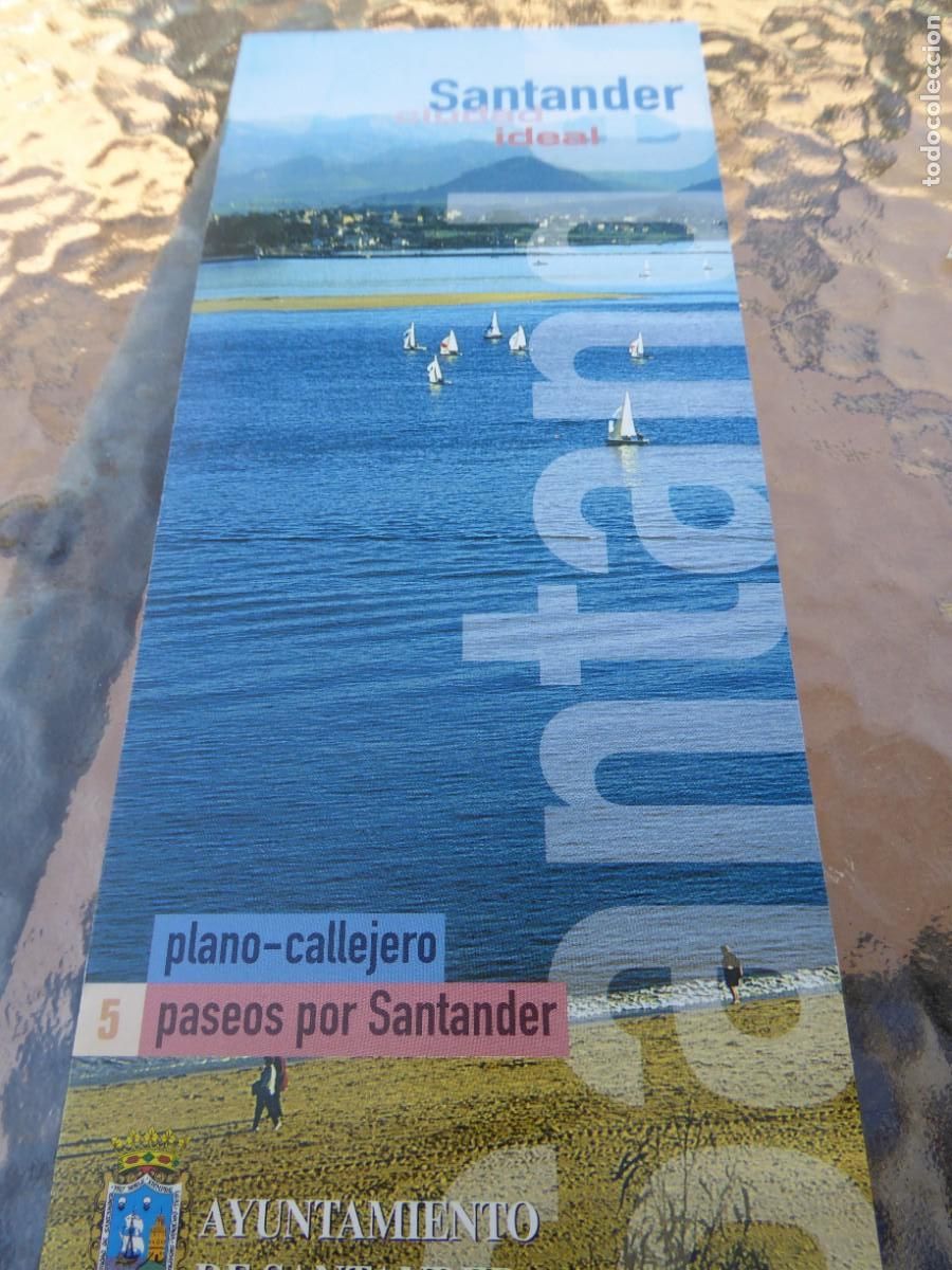 Brochures de tourisme: SANTANDER, ciudad ideal. Plano-callejero. 5 Paseos por Santander.